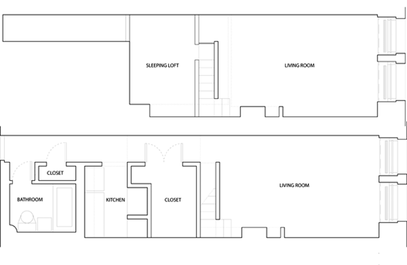 Floorplan for 43 East 10th Street, 4F