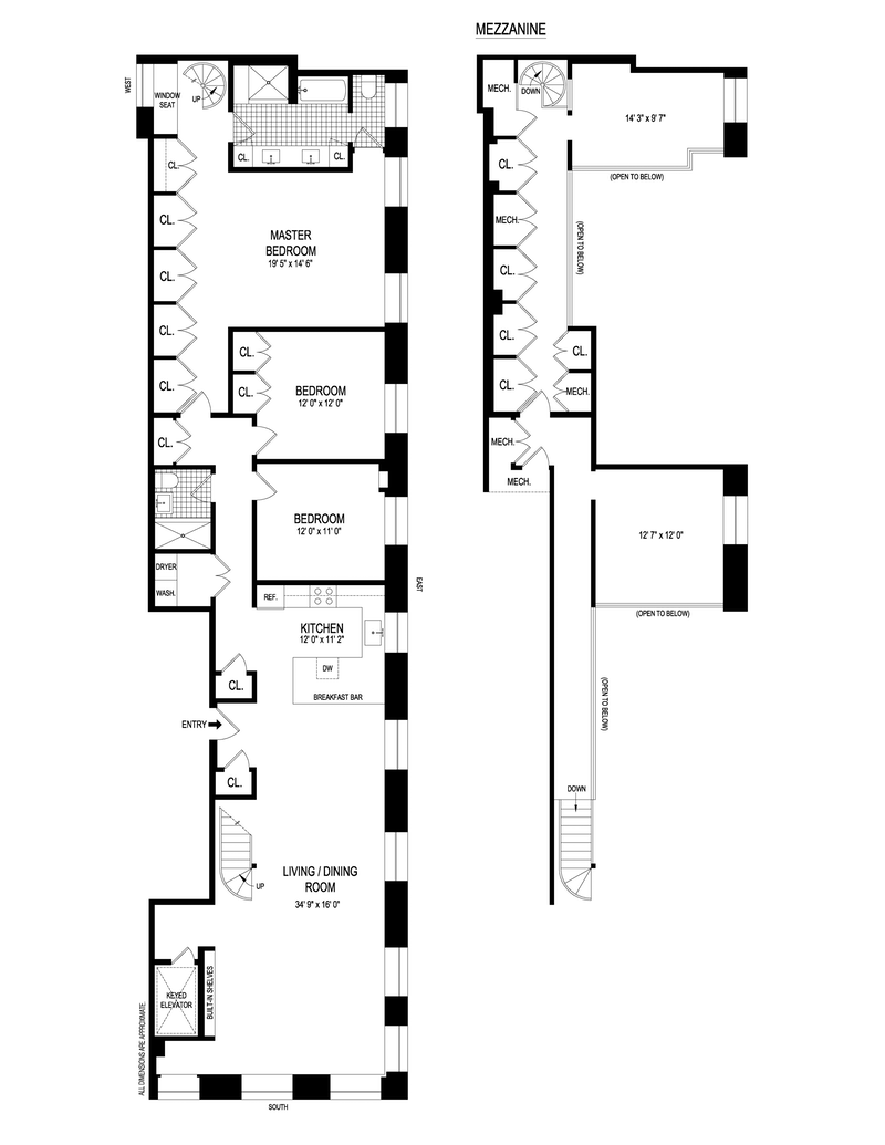 Floorplan for 454 Broome Street