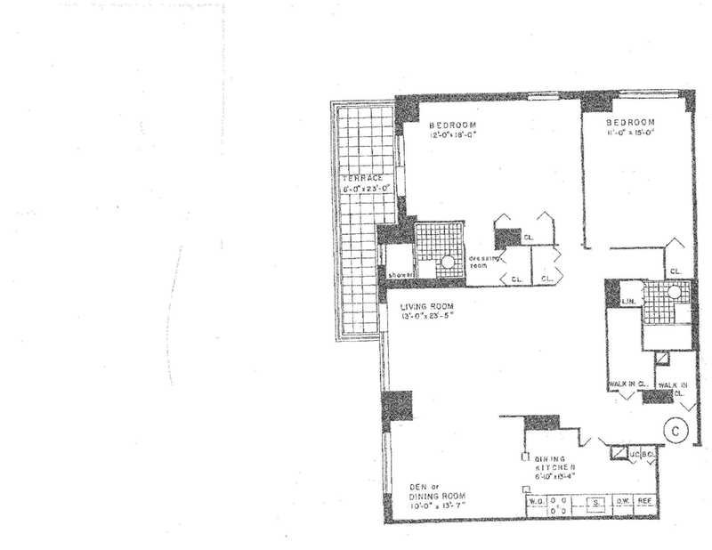 Floorplan for 2500 Johnson Avenue, 7C
