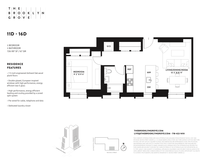 Floorplan for 10 Nevins Street, 14D