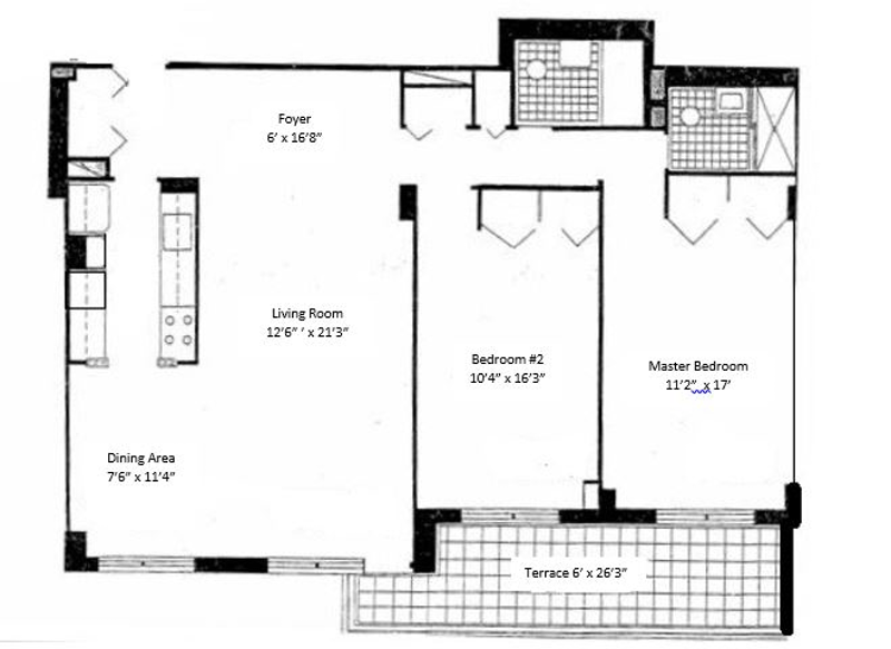 Floorplan for 37 -31 73rd Street, 3D