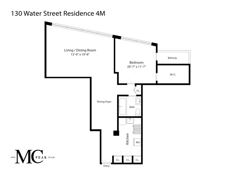 Floorplan for 130 Water Street