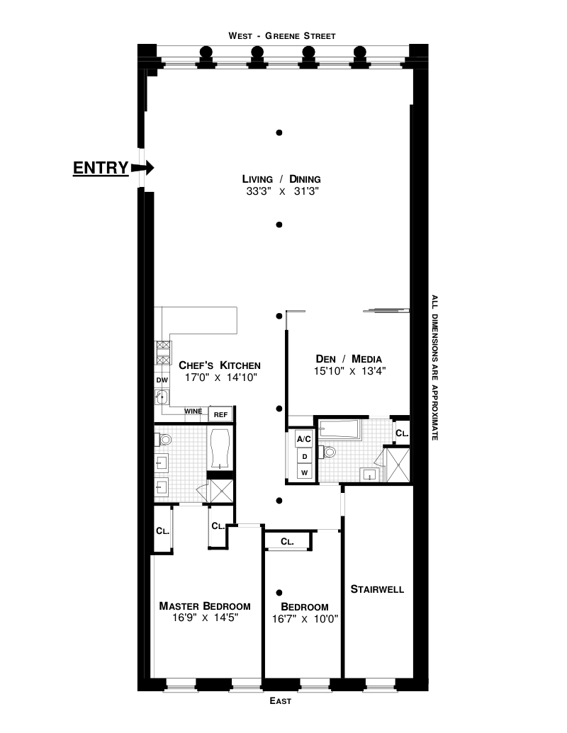 Floorplan for 20 Greene Street