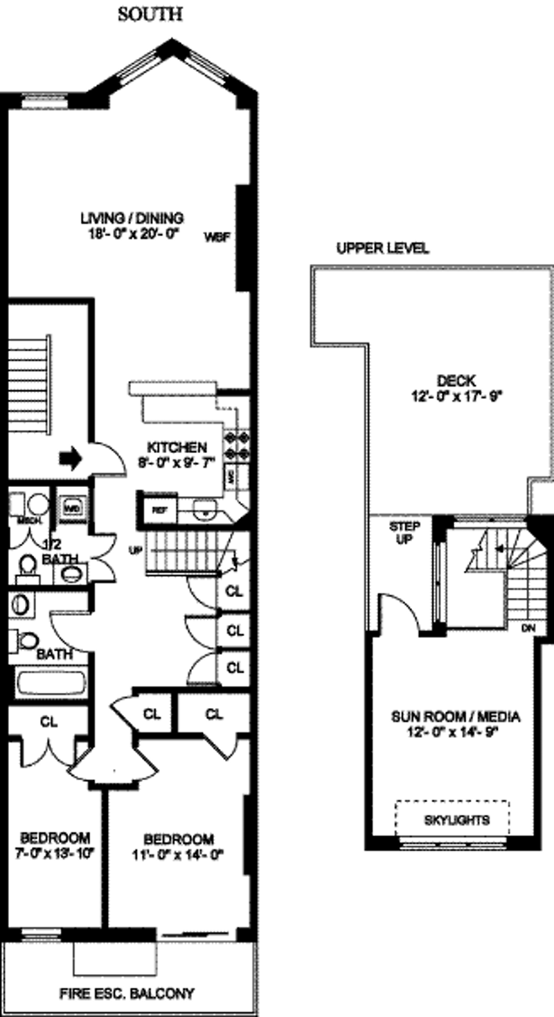 Floorplan for 135 Berkeley Place