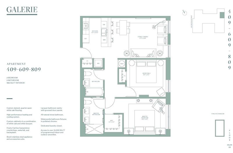 Floorplan for 2218 Jackson Avenue, 809