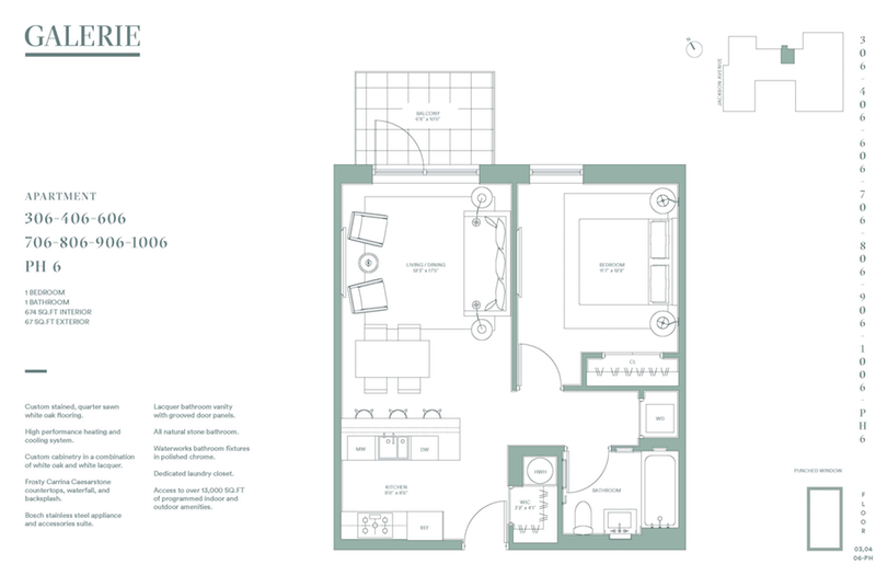 Floorplan for 2218 Jackson Avenue, 1006
