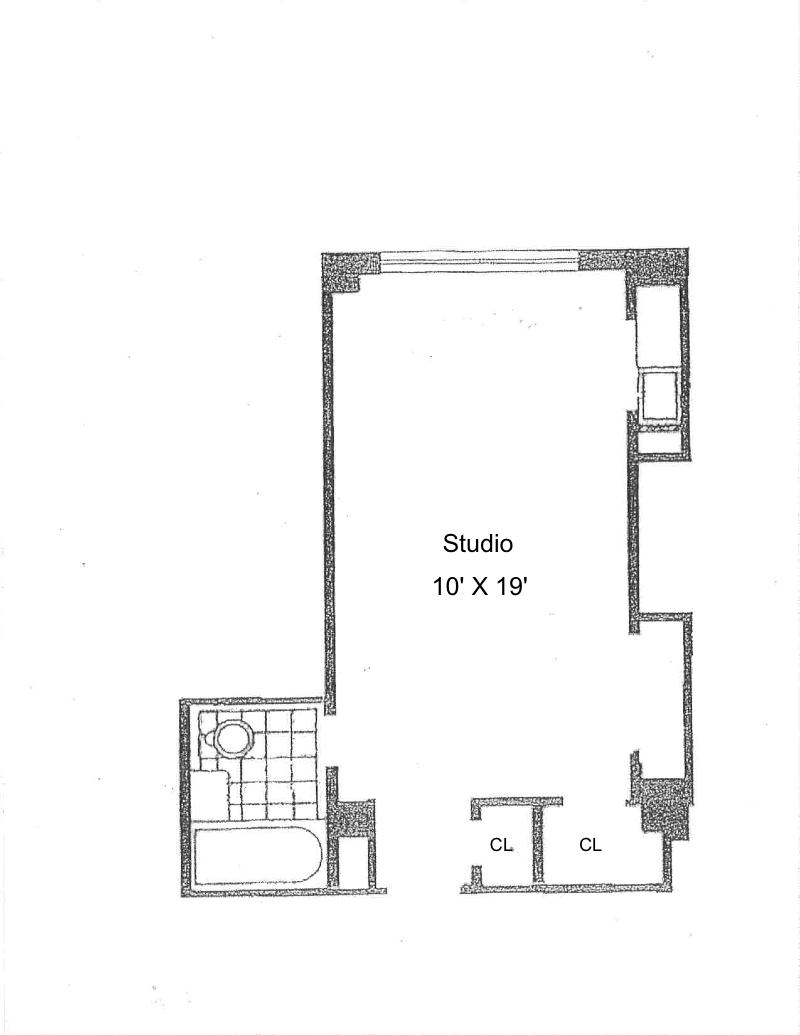 Floorplan for 5 Tudor City Place