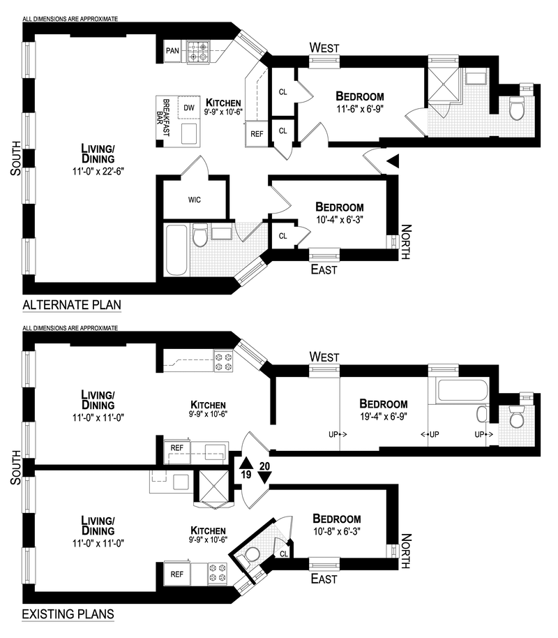 Floorplan for 71 East 3rd Street, 19/20