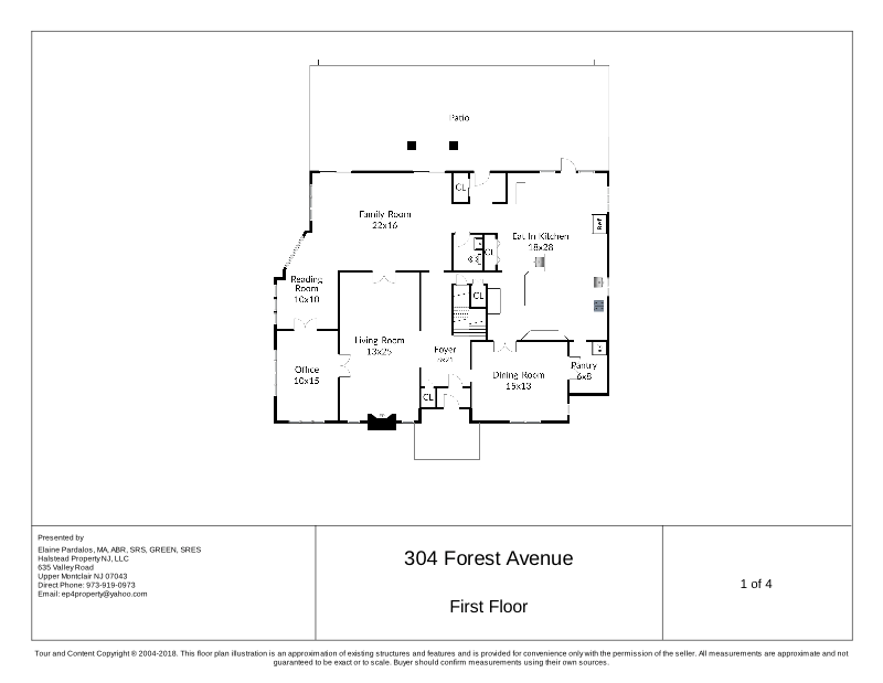 Floorplan for 304 Forest Avenue