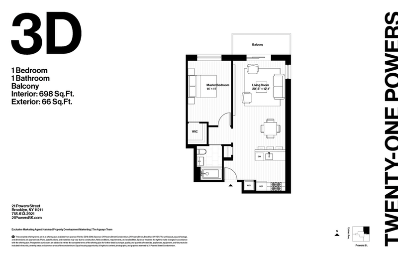 Floorplan for 21 Powers Street, 3D
