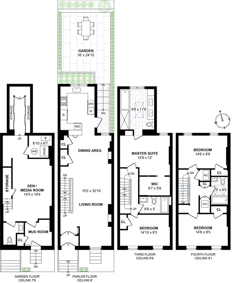 Floorplan for 218 11th Street