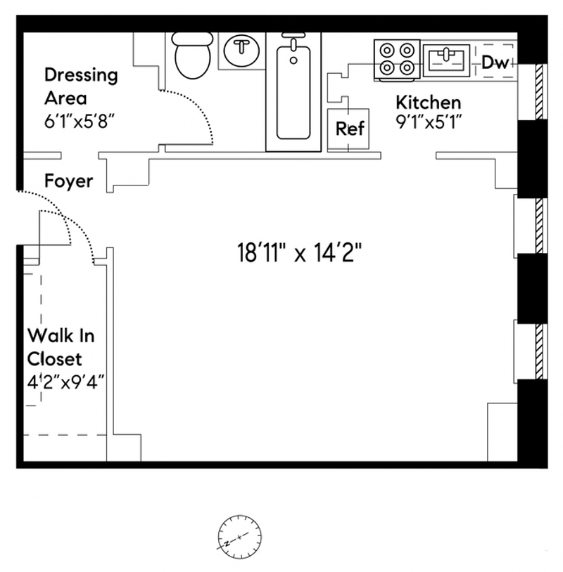 Floorplan for 465 West 23rd Street