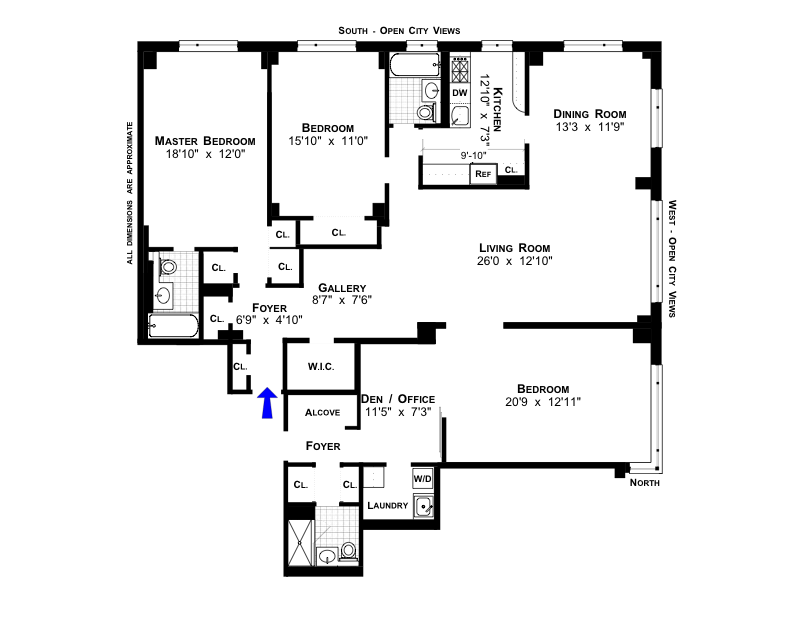 Floorplan for 411 East 53rd Street