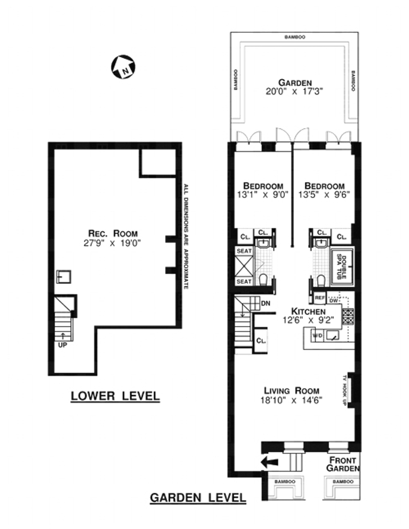 Floorplan for 221 West 13th Street