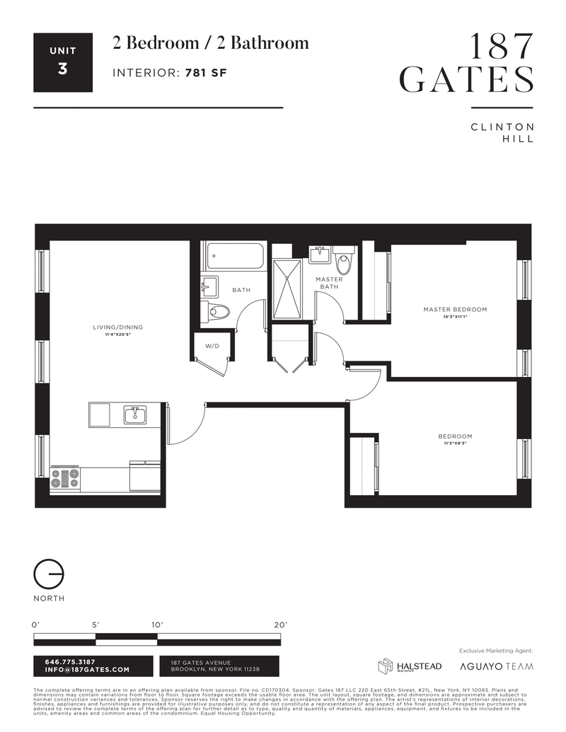 Floorplan for 187 Gates Avenue, 3