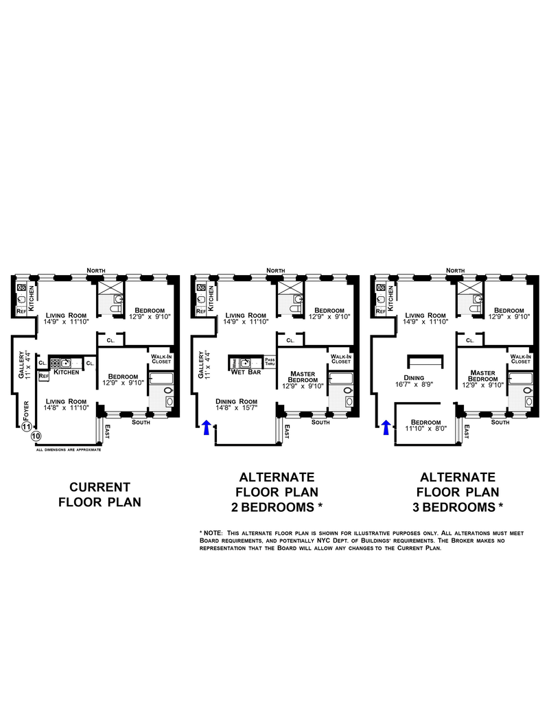 Floorplan for 325 West 45th Street, 510/511