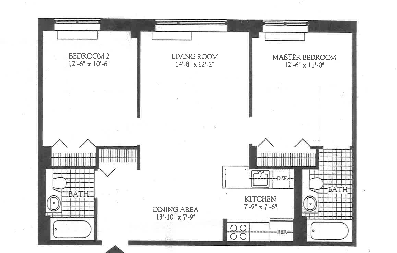 Floorplan for 330 West 145th Street