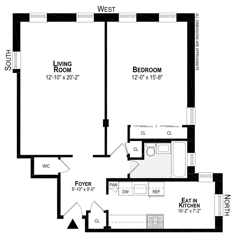Floorplan for 76 -66 Austin Street, 6P