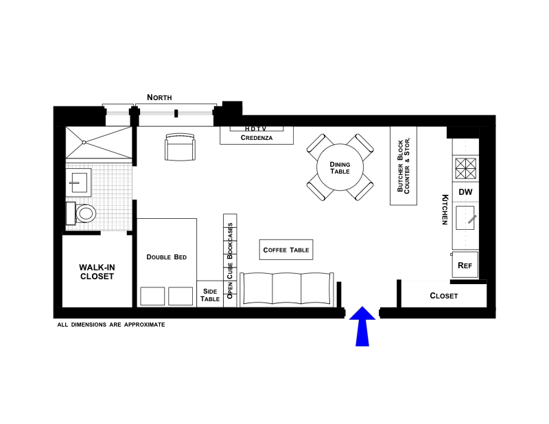 Floorplan for 50 East 8th Street, 5M