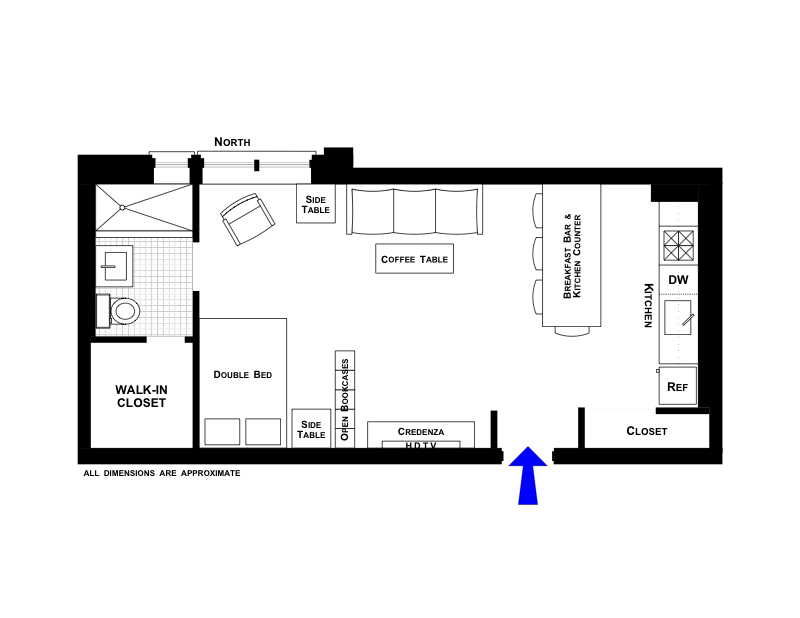 Floorplan for 50 East 8th Street, 6M