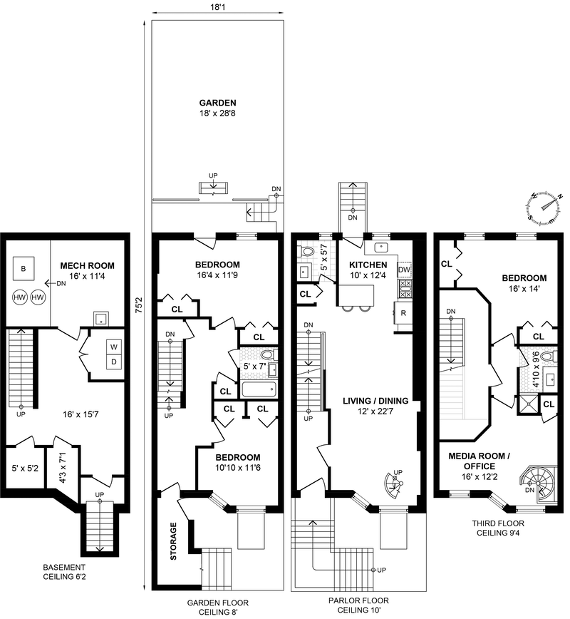 Floorplan for 39 Bradhurst Avenue, 1