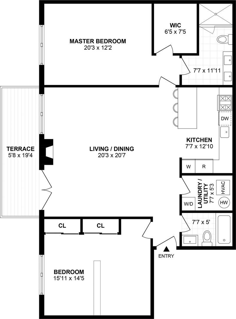 Floorplan for 452 2nd St, 6
