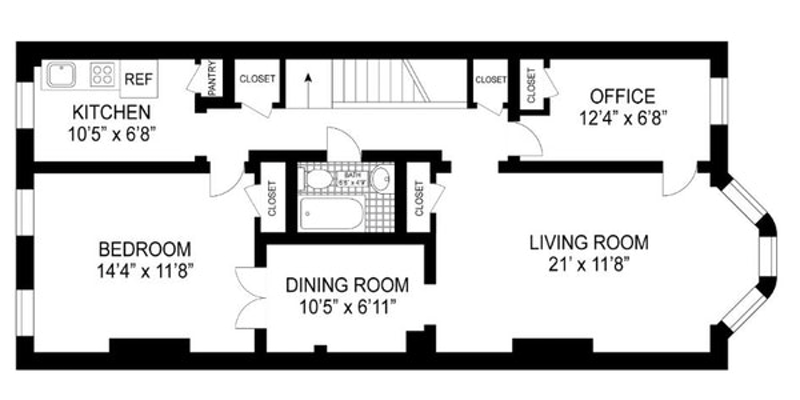 Floorplan for 491 13th Street