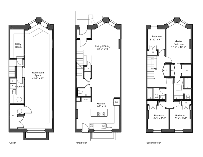 Floorplan for 572 17th Street