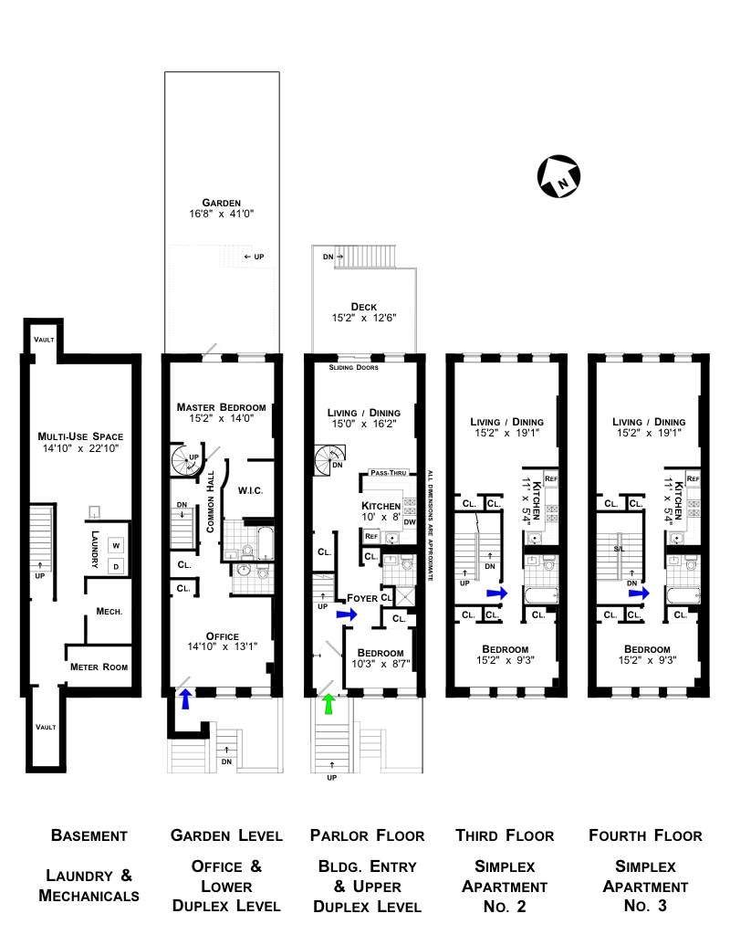 Floorplan for 317 West 112th Street