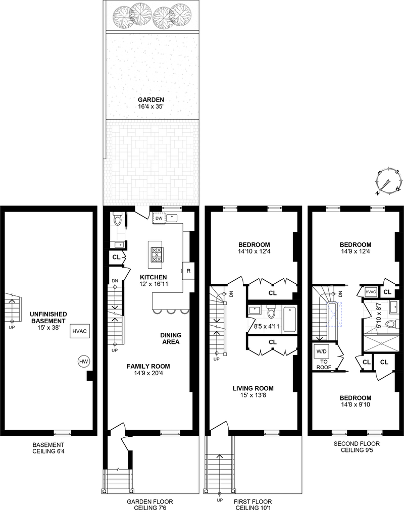 Floorplan for 1247 Garden Street