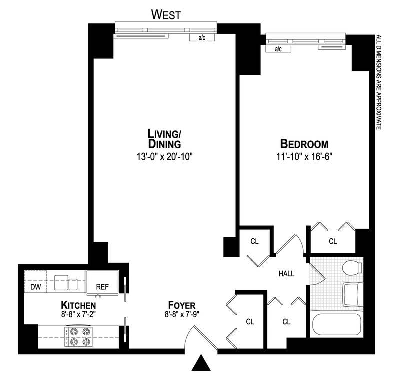 Floorplan for 77 Seventh Avenue