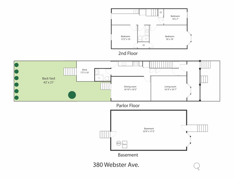 Floorplan for 380 Webster Avenue