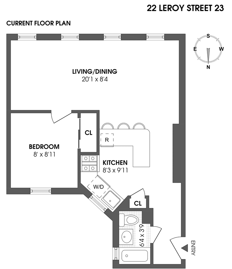 Floorplan for 22 Leroy Street, 23