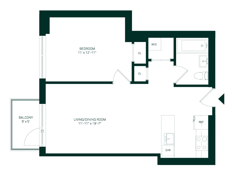 Floorplan for 264 Webster Avenue, 608
