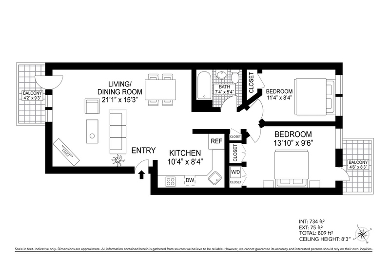 Floorplan for 587 17th Street, 3