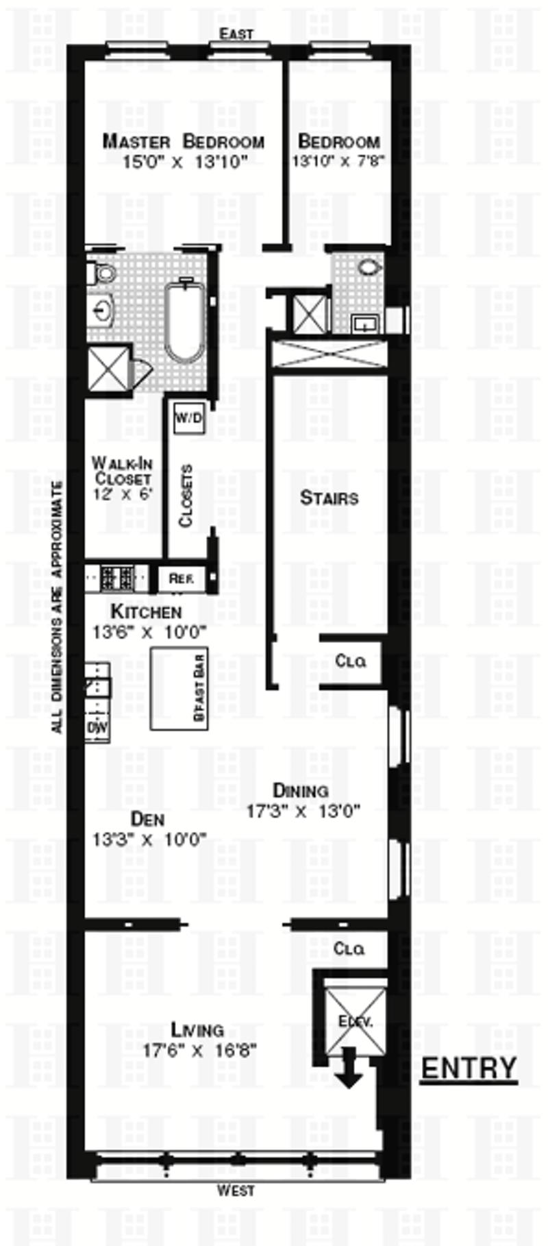 Floorplan for 130 Greene Street