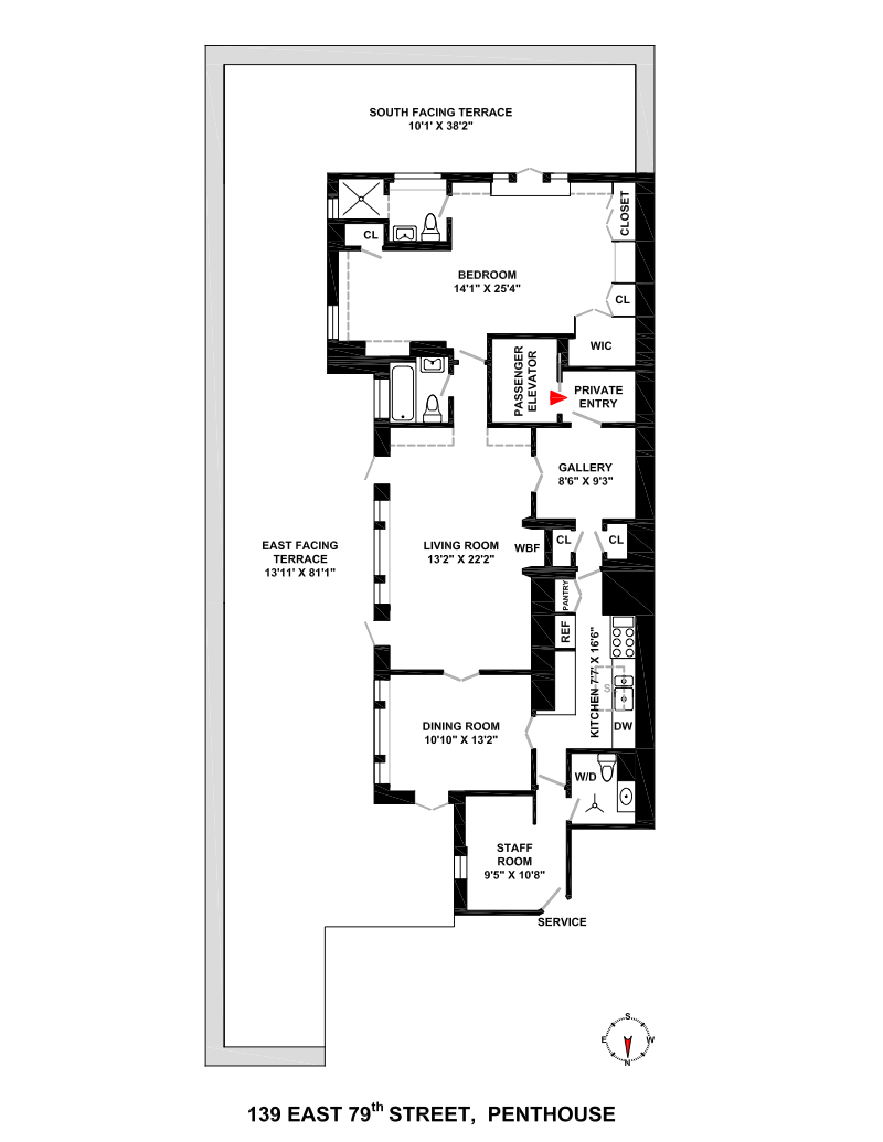 Floorplan for 139 East 79th Street
