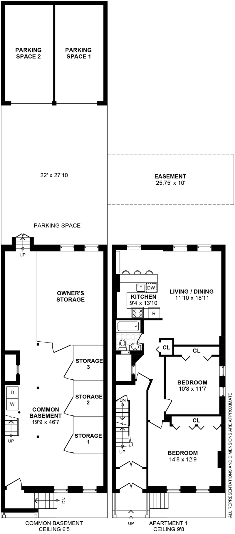 Floorplan for 104 Maple Street, 1