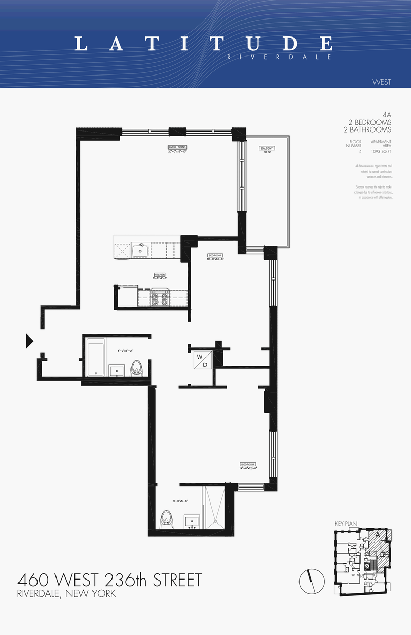 Floorplan for 460 West 236th Street, W4A