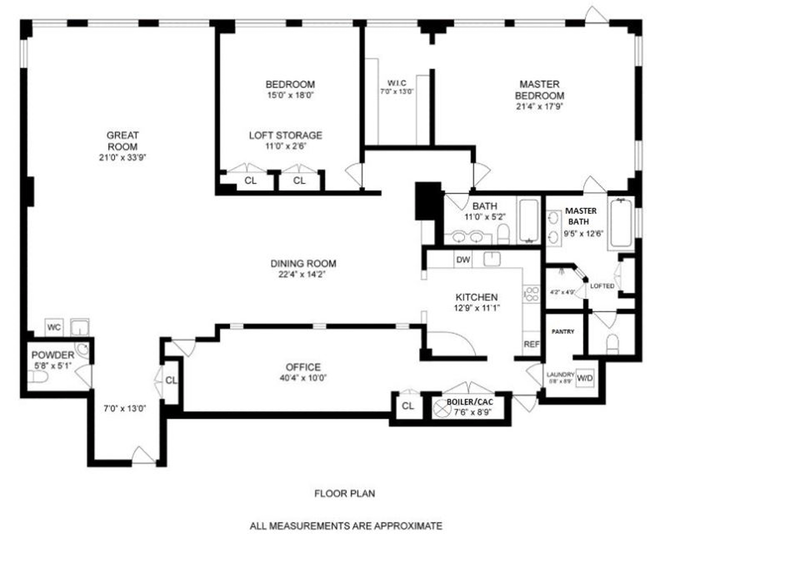 Floorplan for 144 West 27th Street, 8R