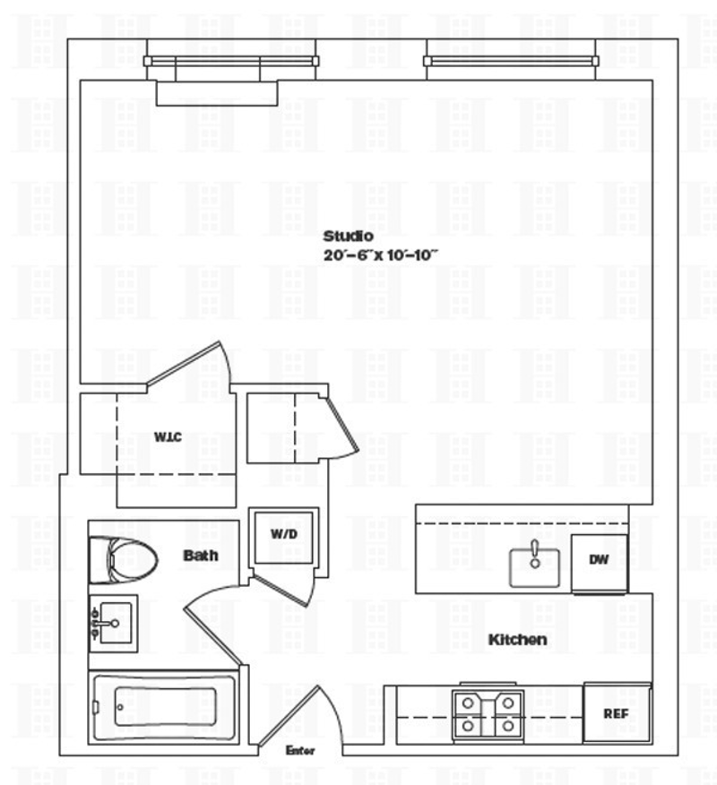Floorplan for 80 Metropolitan Avenue, 2R