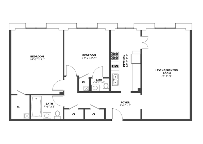 Floorplan for Gorgeous Sunsets