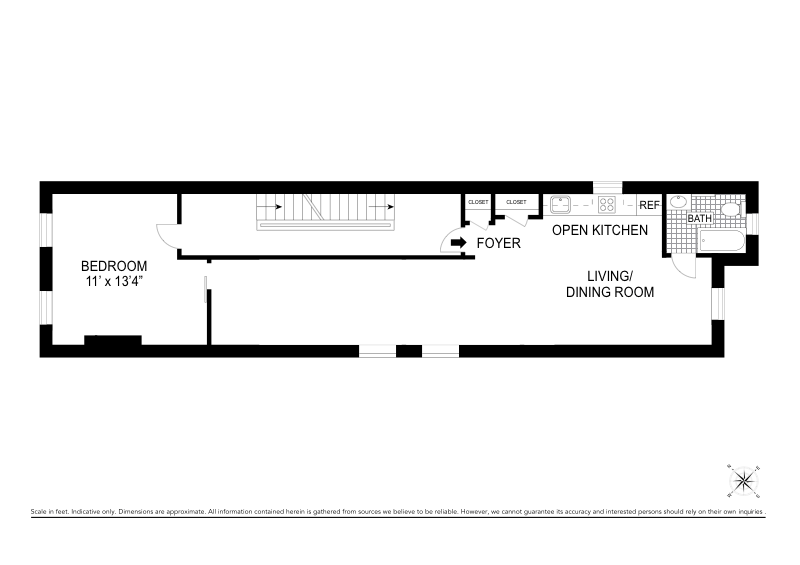 Floorplan for 231 Sullivan Street