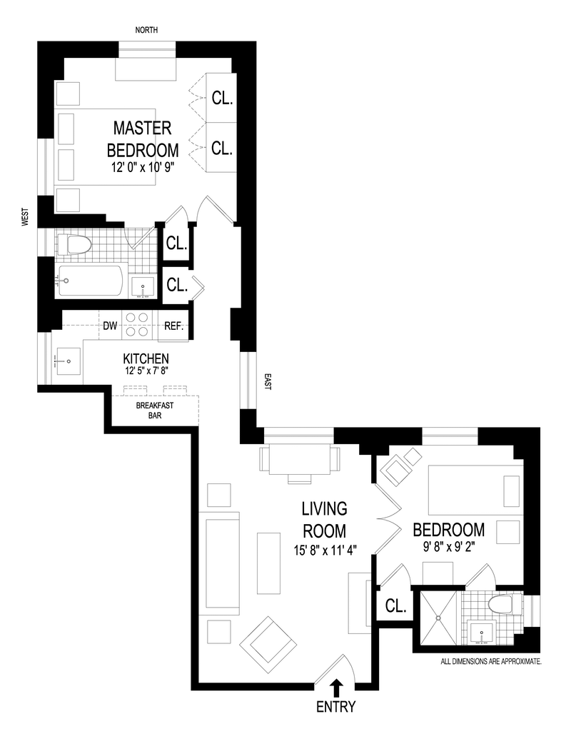 Floorplan for 333 East 43rd Street