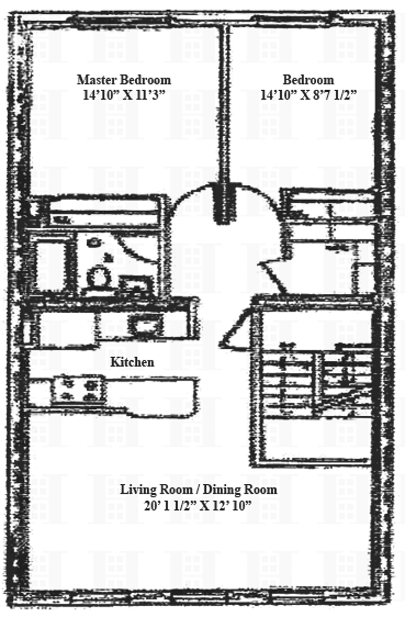 Floorplan for 310 East, 119th Street, 1