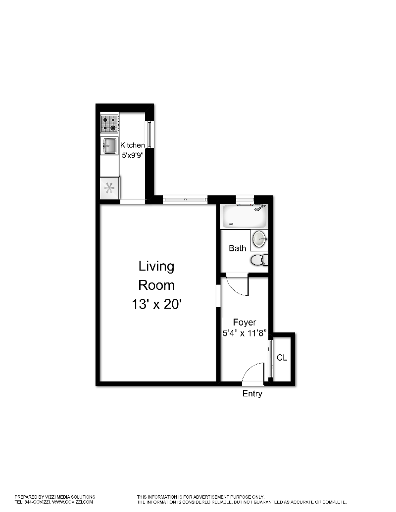 Floorplan for 110 -31 73rd Road