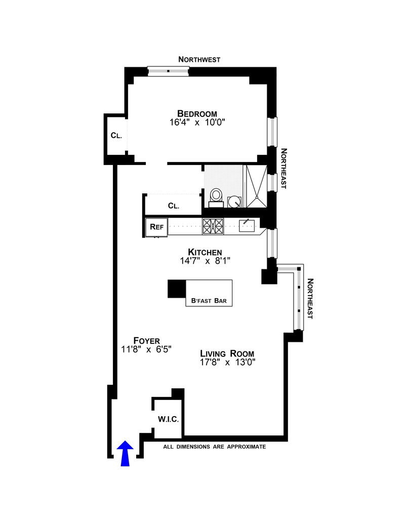 Floorplan for 477 FDR Drive