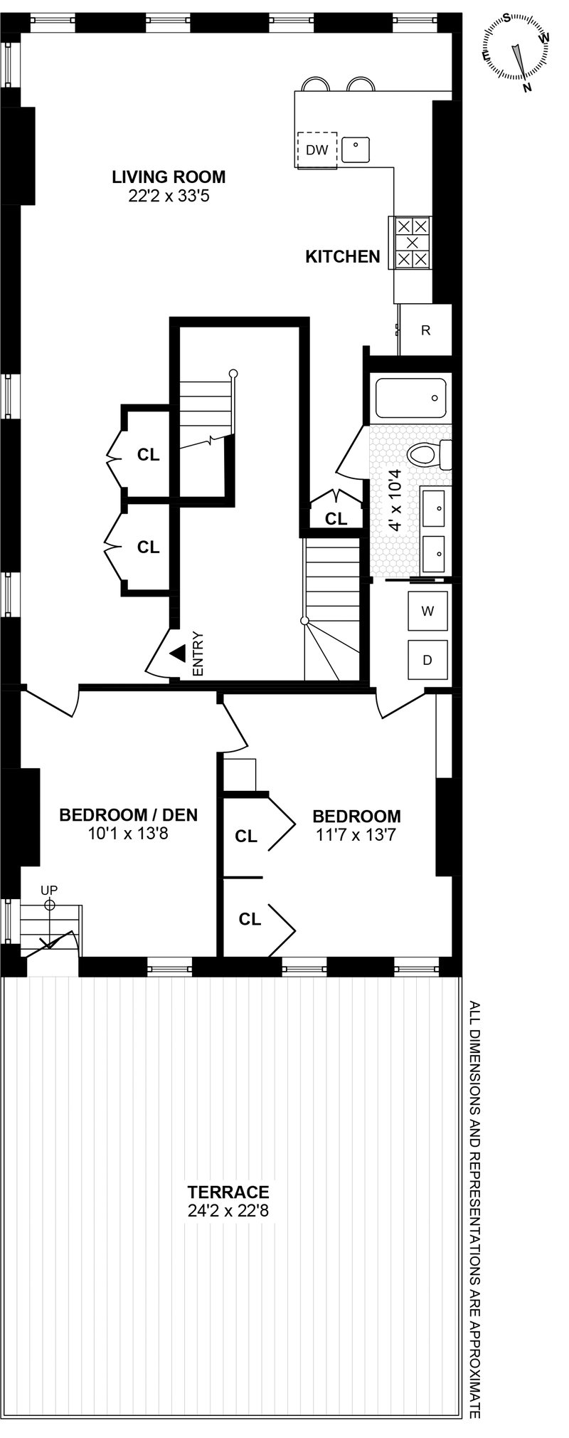 Floorplan for 150 Newark St, 1