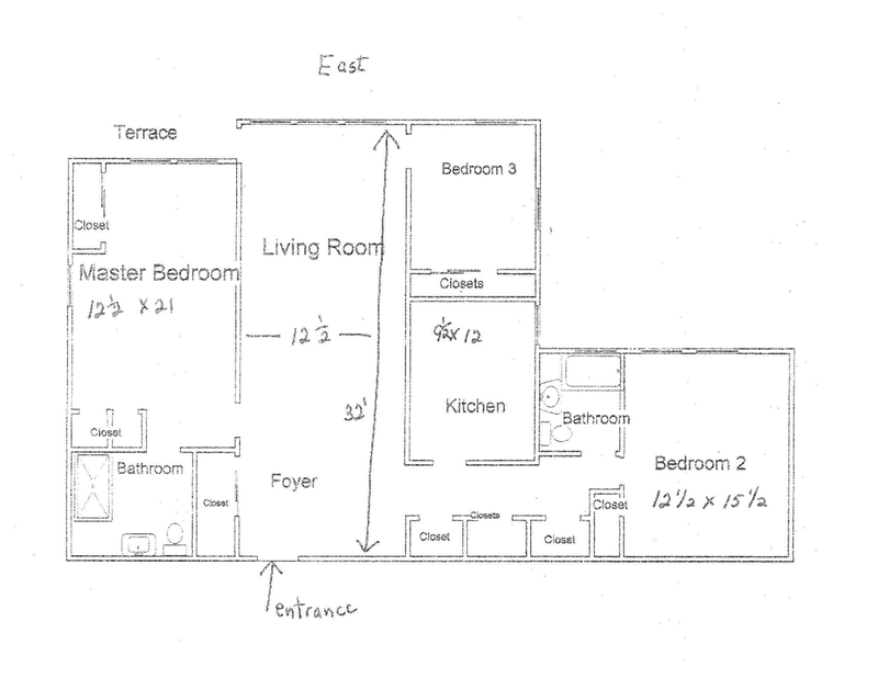Floorplan for 2711 Henry Hudson Pkwy W, 2A