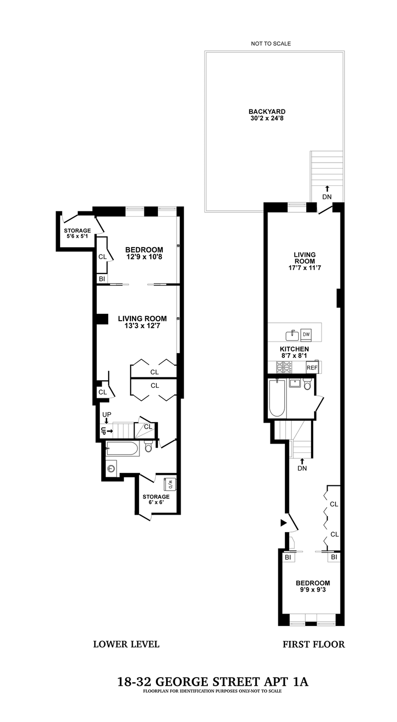 Floorplan for 1832 George Street, 1A